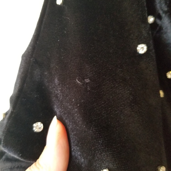 RETROFETE Velvet Embellished One Shoulder Bodysuit - Picture 12 of 16